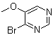 4-Bromo-5-methoxypyrimidine molecular structure (CAS 1211184-80-3)