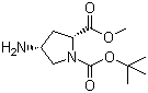 (2S,4S)-1-tert-Butyl 2-methyl 4-aminopyrrolidine-1,2-dicarboxylate molecular structure (CAS 121148-01-4)