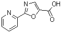 2-(2-Pyridinyl)-5-oxazolecarboxylic acid molecular structure (CAS 1211521-26-4)