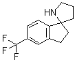结构式 CAS# 1211594-38-5, 2,3-二氢-5-(三氟甲基)螺[1H-茚-1,2'-吡咯烷