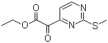 结构式 CAS# 1211595-04-8, (2-甲硫基嘧啶-4-基)-2-氧代乙酸乙酯