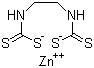Zineb molecular structure (CAS 12122-67-7)