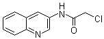 2-Chloro-N-3-quinolinylacetamide molecular structure (CAS 121221-07-6)