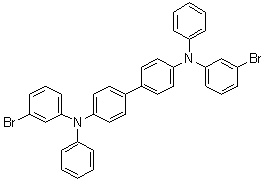 结构式 CAS# 121246-40-0, N,N'-二(3-溴苯基)-N,N'-二苯基[1,1'-联苯]-4,4'-二胺