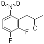 1-(2,3-Difluoro-6-nitrophenyl)propan-2-one molecular structure (CAS 121247-16-3)