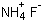 structure of CAS# 12125-01-8, Ammonium fluoride