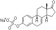 Conjugated Estrogens molecular structure (CAS 12126-59-9)