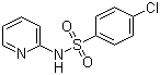 4-氯-N-(吡啶-2-基)苯磺酰胺分子结构 (CAS 1213-38-3)