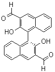 (R)-3,3'-Diformyl-2,2'-dihydroxy-1,1'-binaphthyl molecular structure (CAS 121314-69-0)