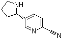 (S)-5-(Pyrrolidin-2-yl)pyridine-2-carbonitrile molecular structure (CAS 1213878-11-5)