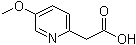 5-Methoxy-2-pyridineacetic acid molecular structure (CAS 1214332-39-4)