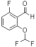 2-(Difluoromethoxy)-6-fluorobenzaldehyde molecular structure (CAS 1214333-68-2)