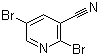 2,5-Dibromo-3-pyridinecarbonitrile molecular structure (CAS 1214340-41-6)