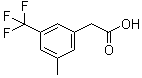 3-Methyl-5-(trifluoromethyl)benzeneacetic acid molecular structure (CAS 1214352-00-7)