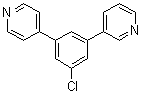 3-[3-Chloro-5-(4-pyridinyl)phenyl]pyridine molecular structure (CAS 1214357-62-6)