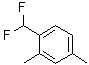 1-(Difluoromethyl)-2,4-dimethylbenzene molecular structure (CAS 1214367-22-2)