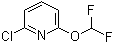 2-Chloro-6-(difluoromethoxy)pyridine molecular structure (CAS 1214377-45-3)