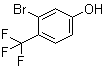 3-Bromo-4-(trifluoromethyl)phenol molecular structure (CAS 1214385-56-4)