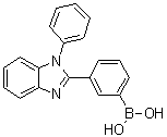 structure of CAS# 1214723-26-8, [3-(1-Phenyl-1H-benzimidazol-2-yl)phenyl]boronic acid