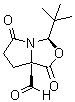 (3R,7aR)-3-(1,1-Dimethylethyl)dihydro-1,5-dioxo-1H,3H-pyrrolo[1,2-c]oxazole-7a(5H)-carboxaldehyde molecular structure (CAS 1214741-19-1)