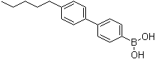 (4'-Pentyl[1,1'-biphenyl]-4-yl)boronic acid molecular structure (CAS 121554-18-5)