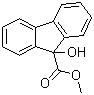 Methyl 9-hydroxy-9H-fluorene-9-carboxylate molecular structure (CAS 1216-44-0)