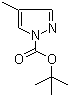4-Methylpyrazole-1-carboxylic acid tert-butyl ester molecular structure (CAS 121669-69-0)