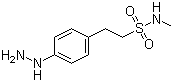 结构式 CAS# 121679-30-9, 4-肼基-N-甲基苯基乙烷磺酰胺