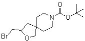 结构式 CAS# 1216815-21-2, 3-(溴甲基)-2-氧杂-8-氮杂螺[4.5]癸烷-8-羧酸叔丁酯