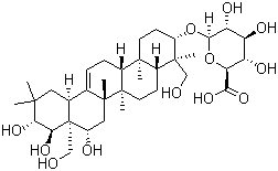 结构式 CAS# 121686-42-8, 紫花前胡素