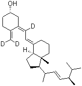 Vitamin D2-d<sub>3</sub> molecular structure (CAS 1217448-46-8)