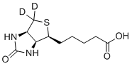 Biotin-(ring-6,6-D2) molecular structure (CAS 1217481-41-8)