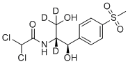 ent-Thiamphenicol-[d3] molecular structure (CAS 1217723-41-5)