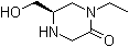 (5R)-1-Ethyl-5-(hydroxymethyl)-2-piperazinone molecular structure (CAS 1217727-36-0)