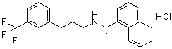 (S)-西那卡塞盐酸盐分子结构 (CAS 1217809-88-5)