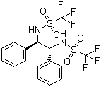 (R,R)-N,N'-Bis(trifluoromethanesulfonyl)-1,2-diphenylethylenediamine molecular structure (CAS 121788-73-6)