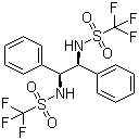 (S,S)-N,N'-Bis(trifluoromethanesulfonyl)-1,2-diphenylethylenediamine molecular structure (CAS 121788-77-0)