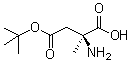 结构式 CAS# 1217977-71-3, 2-甲基-L-天冬氨酸 4-叔丁酯