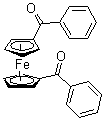 1,1'-Dibenzoylferrocene molecular structure (CAS 12180-80-2)