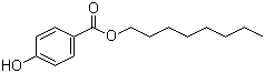 Octyl paraben molecular structure (CAS 1219-38-1)