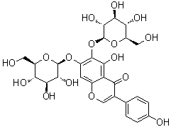 6,7-Bis(beta-D-glucopyranosyloxy)-5-hydroxy-3-(4-hydroxyphenyl)-4H-1-benzopyran-4-one molecular structure (CAS 1219001-04-3)
