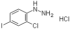 (2-Chloro-4-iodophenyl)hydrazine hydrochloride (1:1) molecular structure (CAS 1219606-21-9)