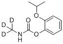 Propoxur D3 (N-methyl D3) molecular structure (CAS 1219798-56-7)