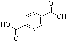 2,5-吡嗪二羧酸分子结构 (CAS 122-05-4)