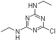 structure of CAS# 122-34-9, Simazine;1-Chloro-3,5-bisethylamino-2,4,6-triazine; 2,4-Bis(ethylamino)-6-chloro-s-triazine