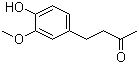 structure of CAS# 122-48-5, Vanillylacetone;Zingerone; 4-(4-Hydroxy-3-methoxyphenyl)butan-2-one
