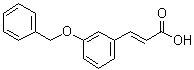 3-(苄氧基)肉桂酸分子结构 (CAS 122024-75-3)