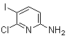 6-Chloro-5-iodo-2-pyridinamine molecular structure (CAS 1221398-11-3)