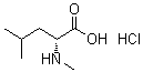 N-Methyl-D-leucine hydrochloride (1:1) molecular structure (CAS 1221498-82-3)