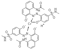 Acid Black 60 molecular structure (CAS 12218-95-0)
